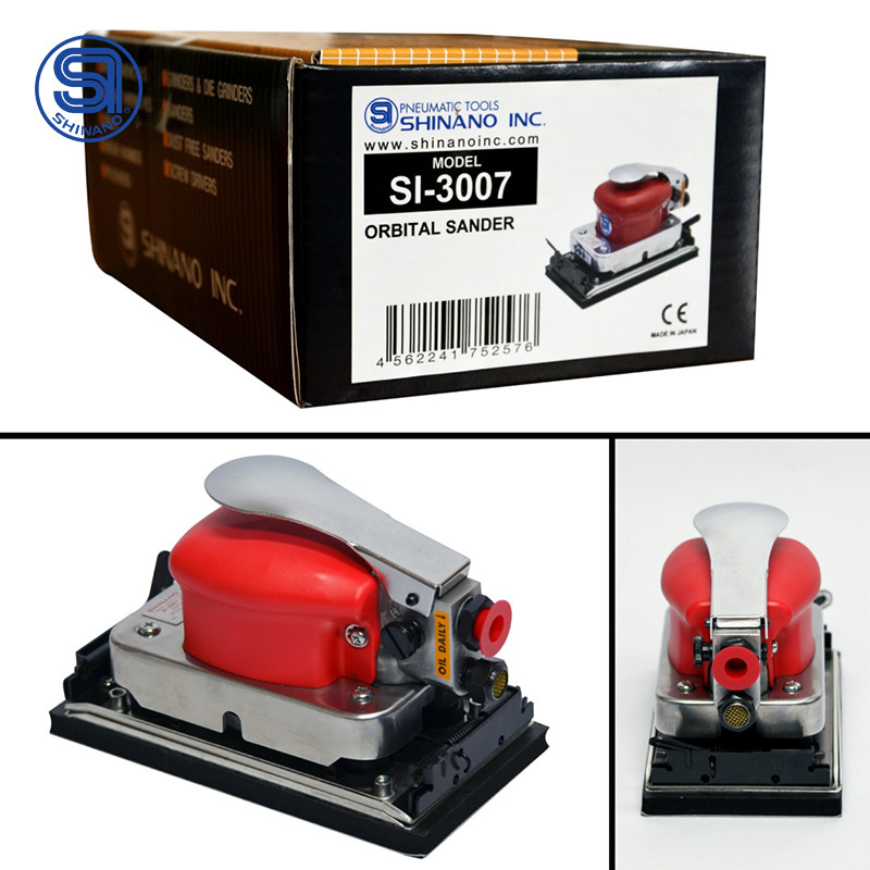 日本SHINANO信濃SI-3007氣動打磨機(jī)氣動磨光砂紙機(jī)氣動方形研磨機(jī)
